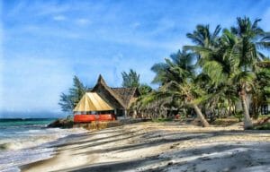 Capodanno a Malindi in Kenya, la spiaggia