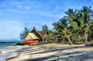 Capodanno a Malindi in Kenya, la spiaggia