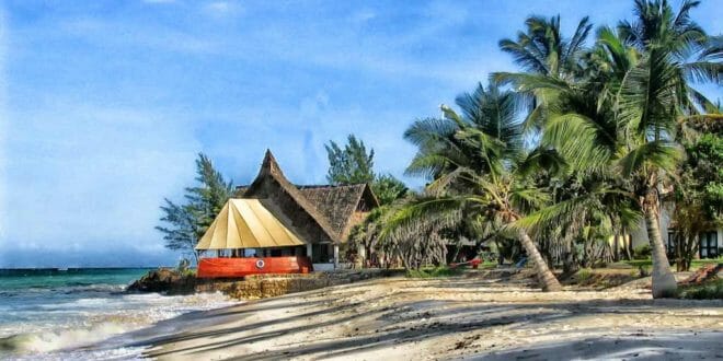 Capodanno a Malindi in Kenya, la spiaggia