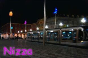 A Nizza il capodanno si festeggia nella colorata piazza Massena