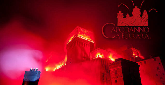 Capodanno a Ferrara: incendio del Castello