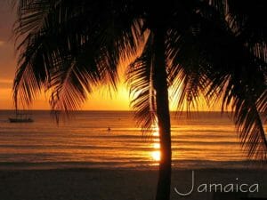 Un tramonto a Negril, in Jamaica