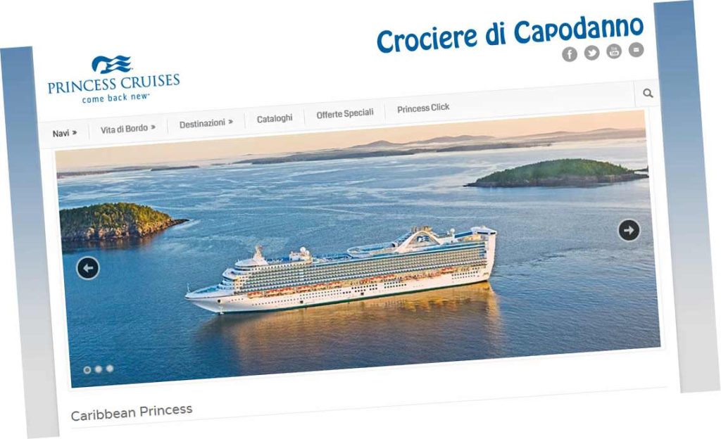 Crociere Princess Cruises per capodanno le offerte 2025