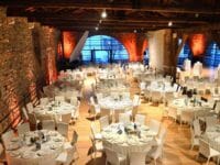 La sala del cenone di gala della Dogana Veneta