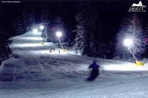 Sci in notturna a San Martino di Castrozza