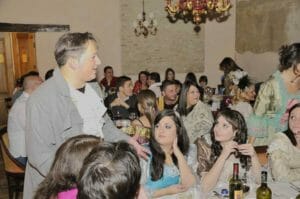 Uno storico Capodanno, la festa in costume
