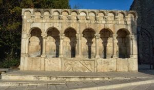 Capodanno a Isernia, la fontana