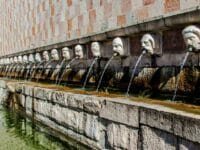 Capodanno a L'Aquila, la fontana