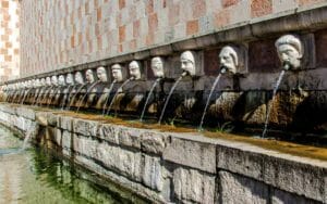 Capodanno a L'Aquila, la fontana