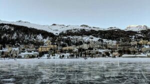 Capodanno Saint Moritz, lago innevato