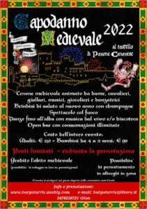 Capodanno castello Pavone Canavese