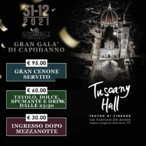 Capodanno Tuscany Hall Firenze