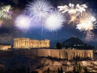 Capodanno Atene fuochi artificio