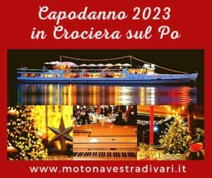 Capodanno sul fiume Po con motonave Stradivari