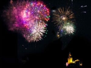 Fuochi di Capodanno al castello di Rivalta