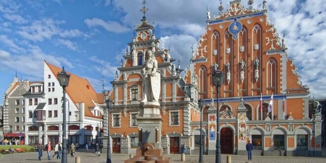Capodanno Lettonia, Riga edifici