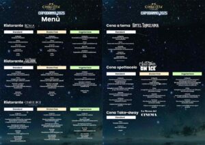 Menu Cinecittà Capodanno