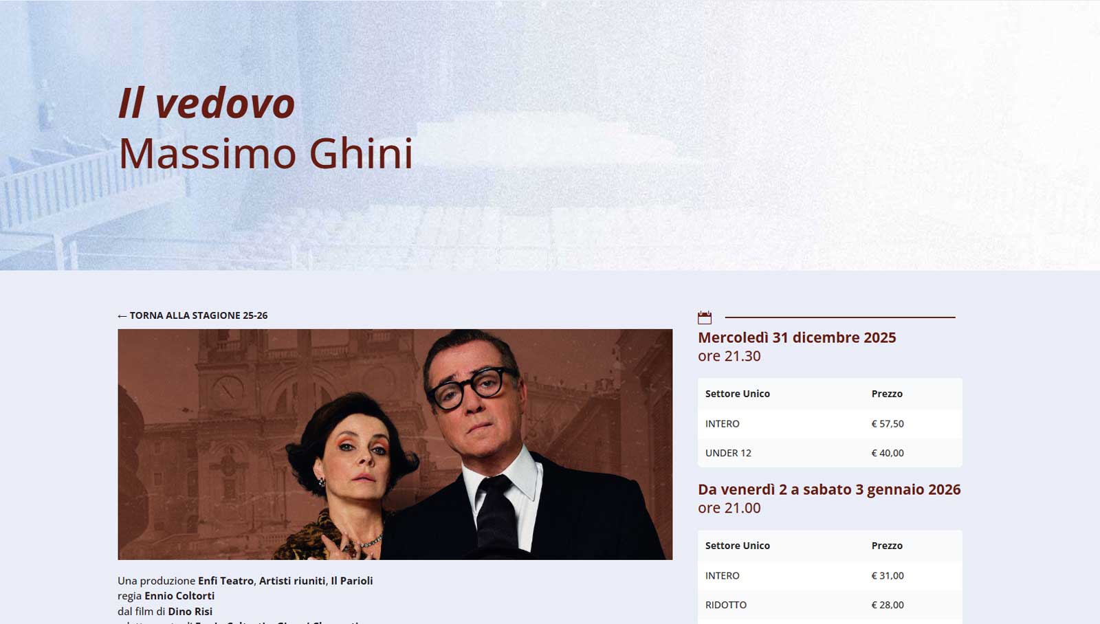 Capodanno teatro celebrazioni
