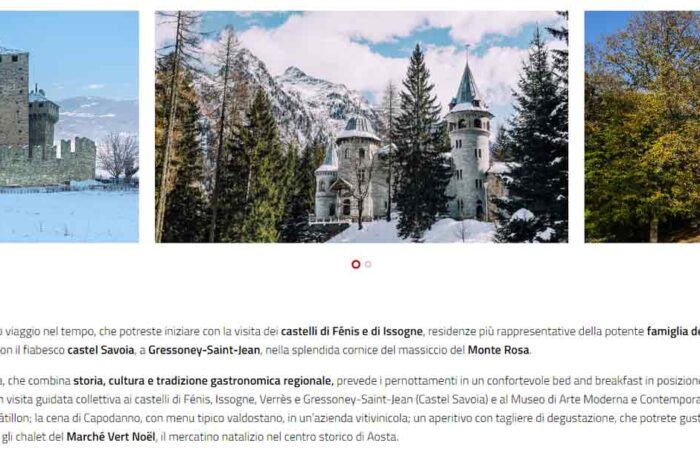 Capodanno tra i castelli in Valle d'Aosta