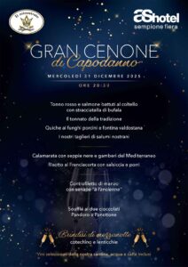 Capodanno As Hotel Sempione, il menu