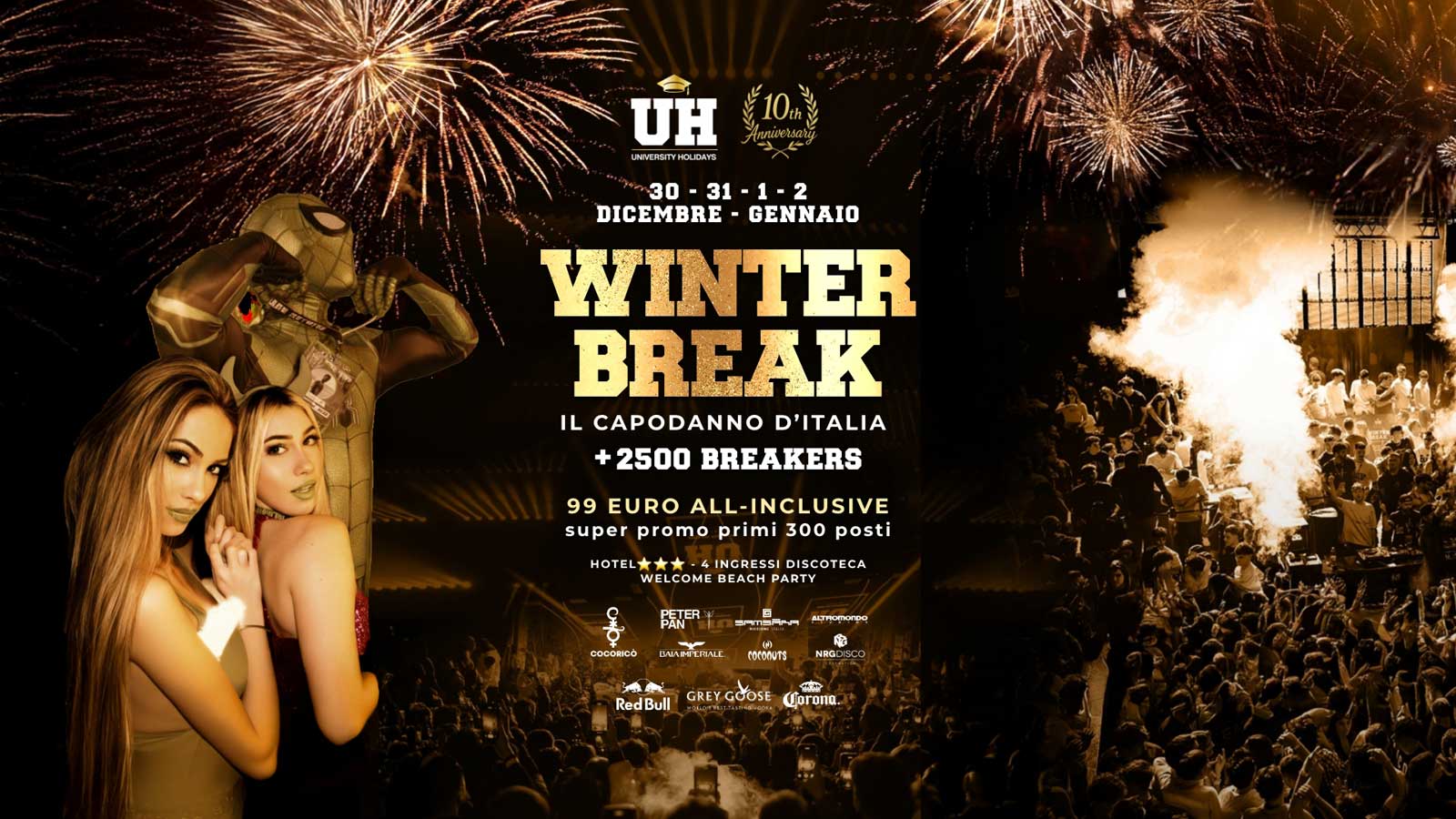 Capodanno Winter Break University Holidays